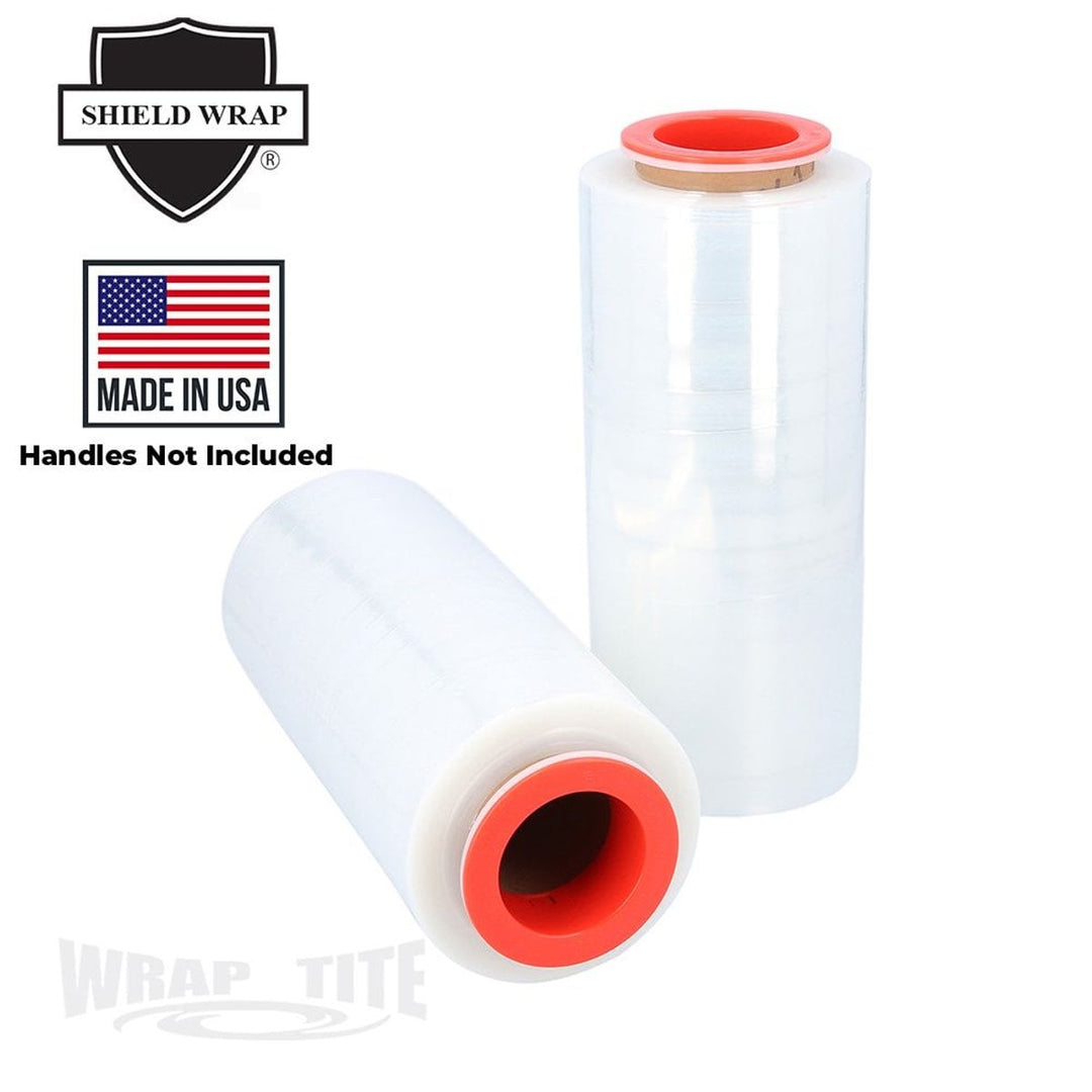 Wrap-Tite 80 Gauge 12" x 1500' Cast Hand Stretch Wrap Film - 4 Rolls