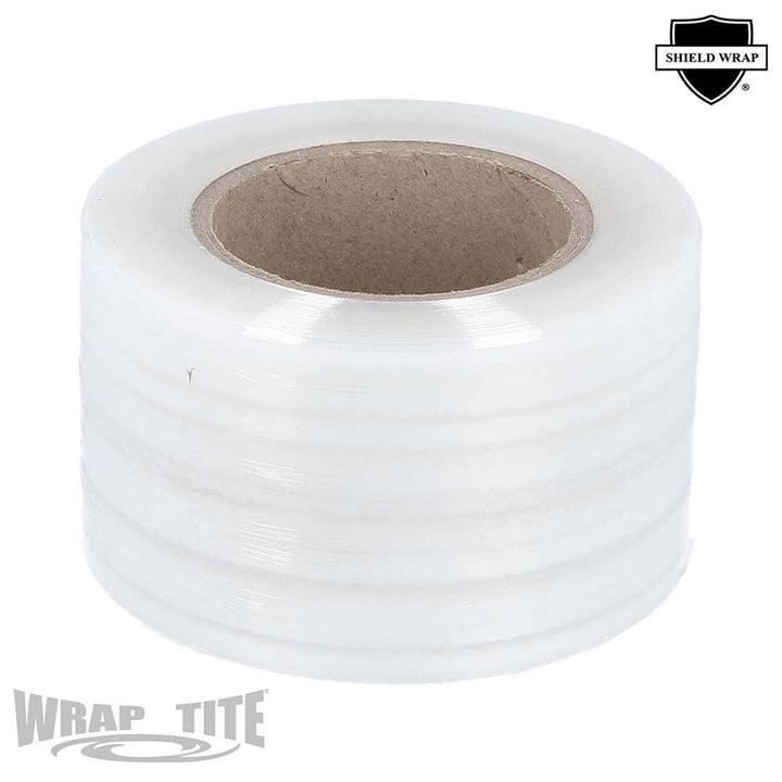 Wrap-Tite 90 Gauge 3" x 1000' Cast Narrow-Width Banding Stretch Wrap Film - 18 Rolls