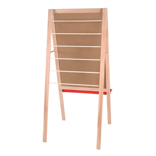 54" x 24" Classroom Painting Easel with 24" x 36" Dry-Erase Surface