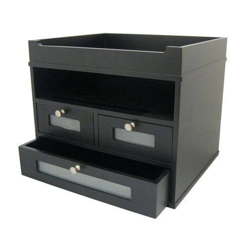 Victor Tidy Tower Desktop Organizer (Midnight Black) - 5500-5