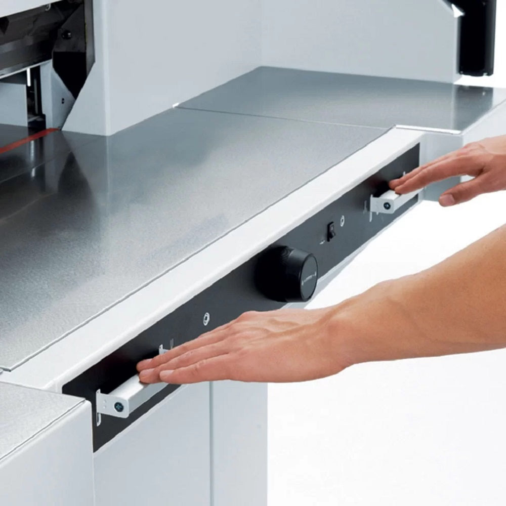 Triumph 5560 LT 21-5/8" Programmable Hydraulic Paper Cutter with Air Tables and VRCut Software