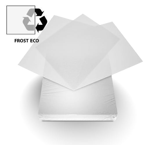 55mil Frost Poly 5.5" x 8.5" Eco Friendly Binding Covers - 10pk