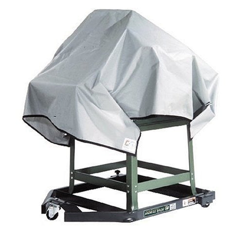 56" x 72" Protective Machine Cover - Silver Breathable Water-Resistant Dust Cover