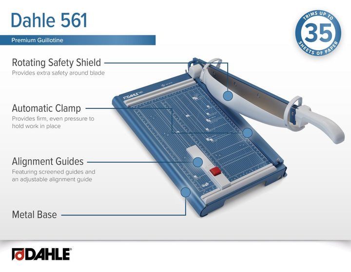 Dahle 561 Premium 14 Inch Heavy Duty Guillotine Cutter