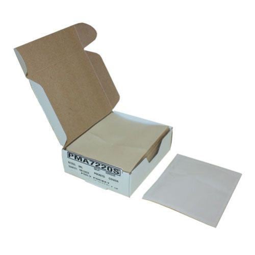 5mil 4-1/8" x 4-3/4" Self Adhesive Cover Pockets - 100pk