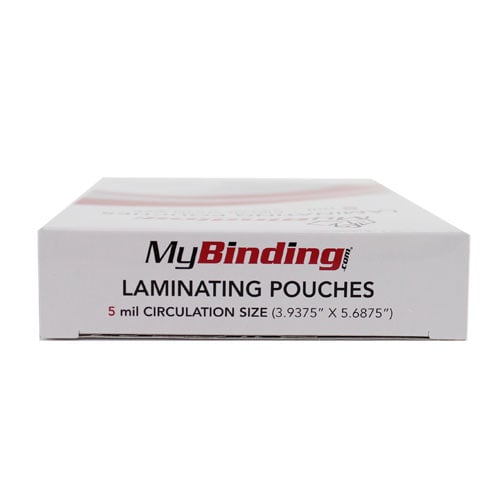 5MIL Circulation 3-15/16" x 5-11/16" Pouches - 100pk