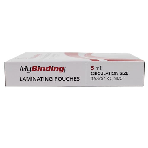 5MIL Circulation 3-15/16" x 5-11/16" Pouches - 100pk