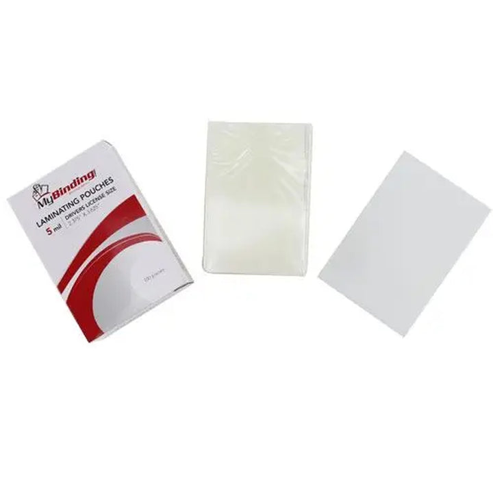 5MIL Driver's License 2-3/8" x 3-5/8" Laminating Pouch 100pk