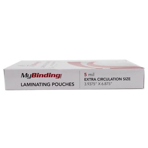 5MIL Extra Circulation 3-15/16" x 6-7/8 Pouches - 100pk