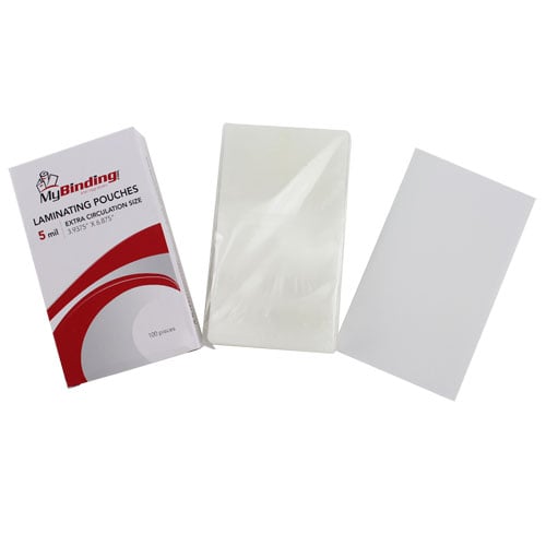 5MIL Extra Circulation 3-15/16" x 6-7/8 Pouches - 100pk