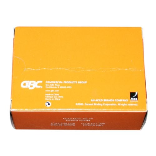 5mil GBC HeatSeal Crystal Clear Badge Size Pouches w/ Slot 100pk - 3200424