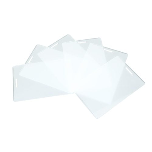 5mil GBC HeatSeal Crystal Clear Badge Size Pouches w/ Slot 100pk - 3200424