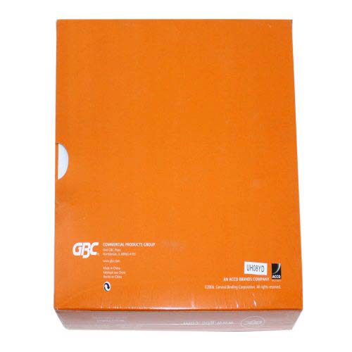 5mil GBC HeatSeal Crystal Clear PrePunched Luggage Tag Pouch - 3200423