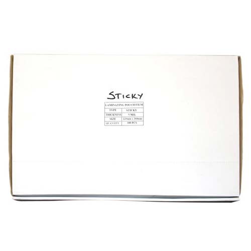 5mil Legal Size Sticky Back Laminating Pouches - 100pk - Clearance Sale