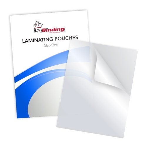 Matte Clear Map Size Laminating Pouches
