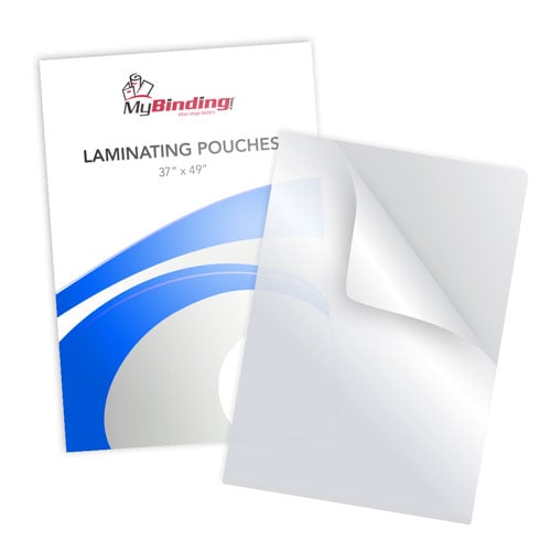 5mil Matte Clear 37" x 49" Oversize Large Poster Laminating Pouches - 25pk