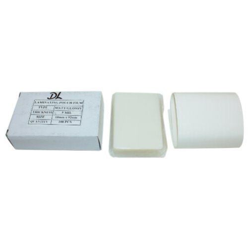 5mil Matte Clear Drivers License Laminating Pouches 100pk