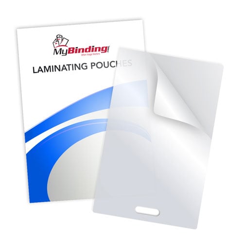 5mil Matte (Front and Back) Laminating Pouches with Short Side Slot