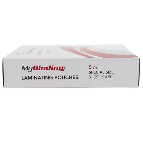 5MIL Special 3-1/8" x 4-1/2" Laminating Pouches - 100pk