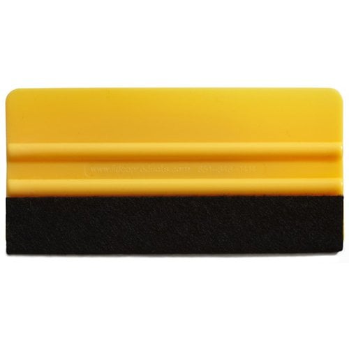 6" Plastic with Felt Squeegee