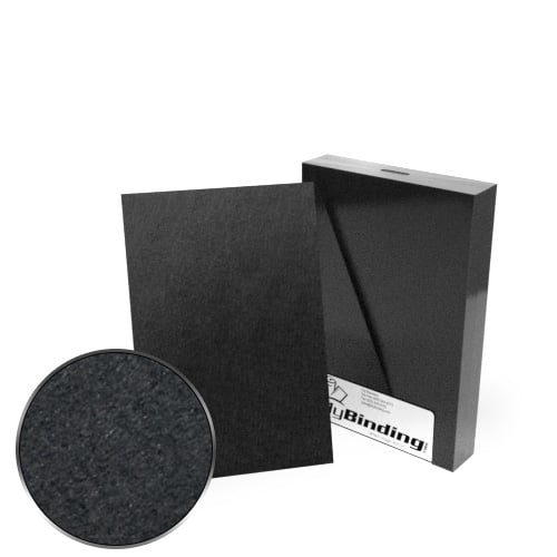 6" x 9" 100pt Black Chipboard Covers - 25pk