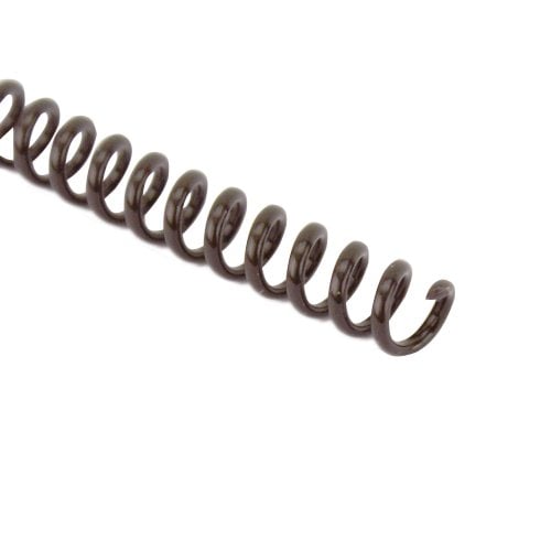 6mm Brown 4:1 Pitch Spiral Binding Coil - 100pk