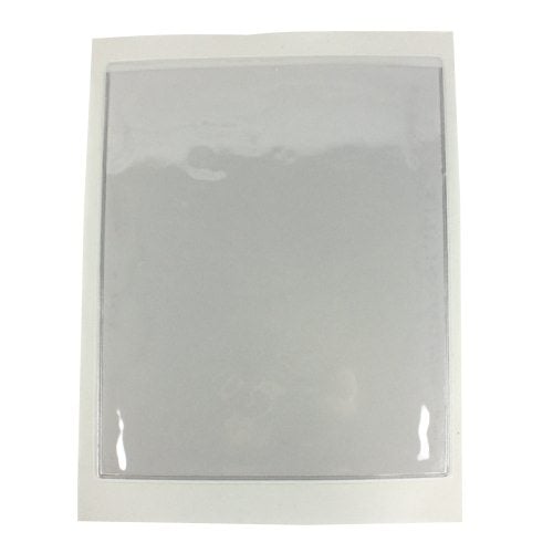 7-1/8" x 8-5/8" Crystal Clear Adhesive Vinyl Pockets 100pk