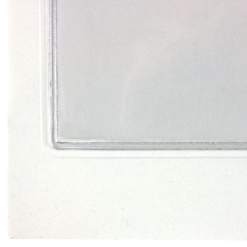 7-1/8" x 8-5/8" Crystal Clear Adhesive Vinyl Pockets 100pk