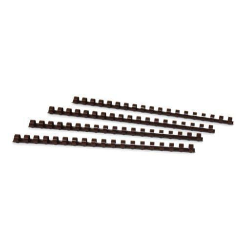 7/16" Brown Plastic Binding Combs - 100pk