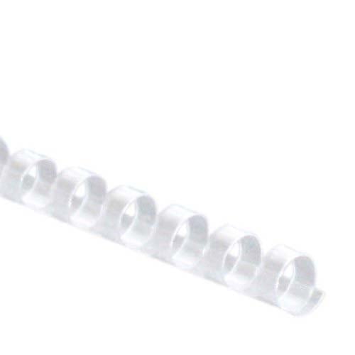 7/16" Clear Plastic Binding Combs - 100pk