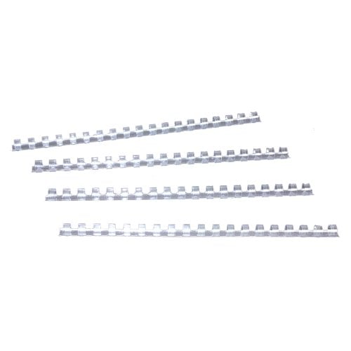 7/16" Clear Plastic Binding Combs - 100pk