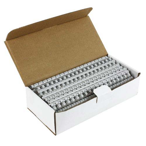 7/16" Grey Plastic Binding Combs - 100pk