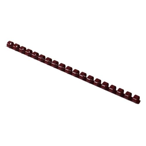 7/16" Maroon Plastic Binding Combs - 100pk