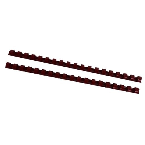 7/16" Maroon Plastic Binding Combs - 100pk