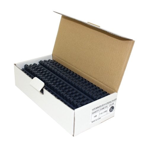 7/16" Navy Plastic Binding Combs - 100pk
