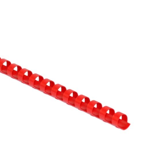 7/16" Red Plastic Binding Combs - 100pk