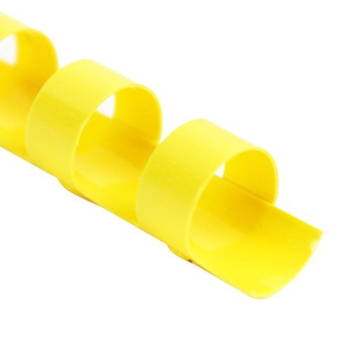7/16" Yellow Plastic Binding Combs (100pk) - Clearance Sale