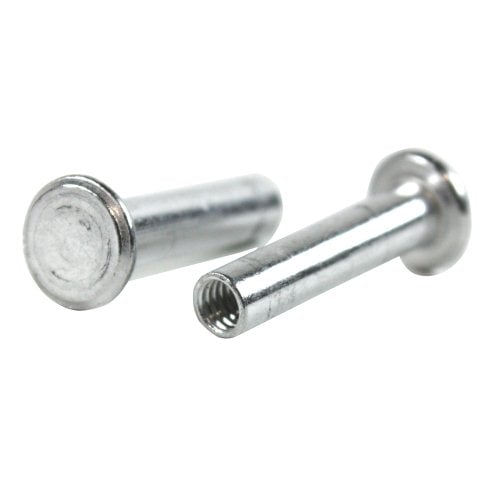 7/8" Silver Aluminum Screw Posts - 100pk