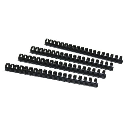 7/8" Black Plastic Binding Combs - 100pk