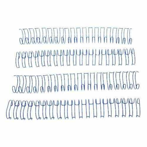 7/8" Blue Spiral-O 19 Loop Wire Binding Combs - 100pk