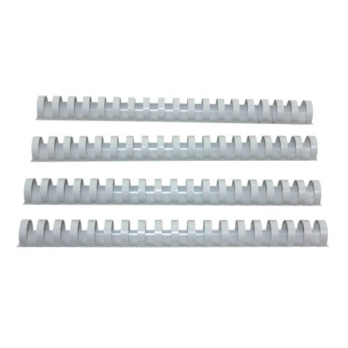 7/8" Grey Plastic Binding Combs - 100pk