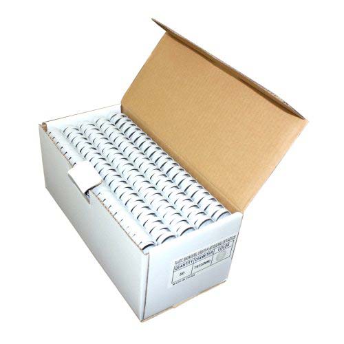 7/8" Grey Plastic Binding Combs - 100pk