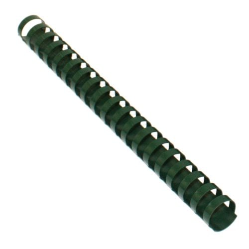 7/8" Hunter Green Plastic Binding Combs - 100pk