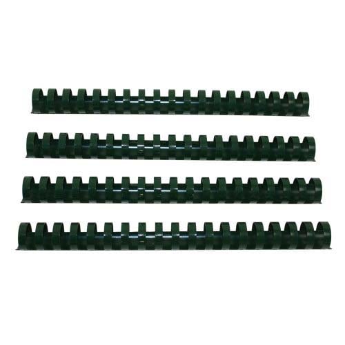 7/8" Hunter Green Plastic Binding Combs - 100pk