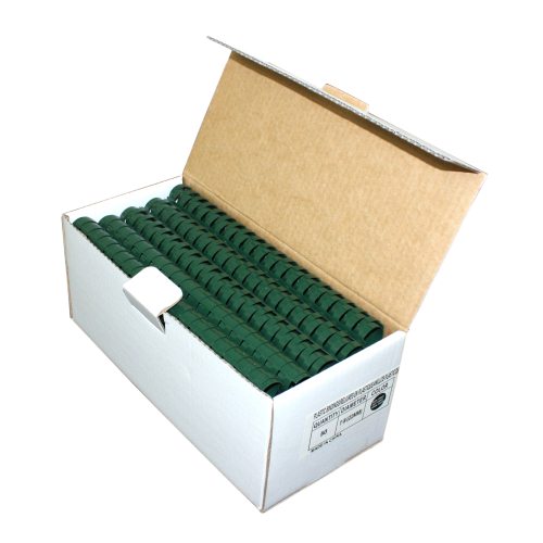 7/8" Hunter Green Plastic Binding Combs - 100pk