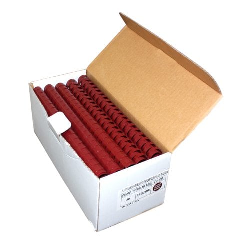 7/8" Maroon Plastic Binding Combs - 100pk