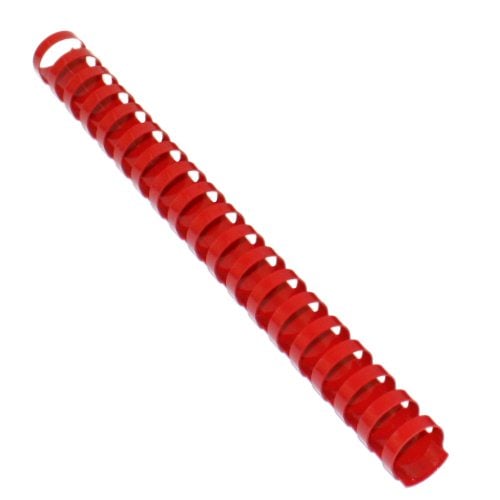 7/8" Red Plastic Binding Combs - 100pk