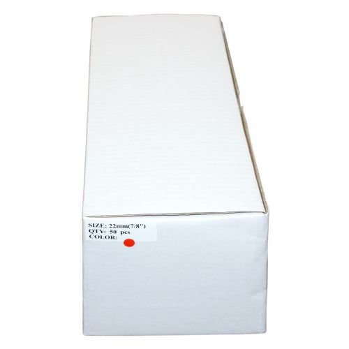 7/8" Red Plastic Binding Combs - 100pk