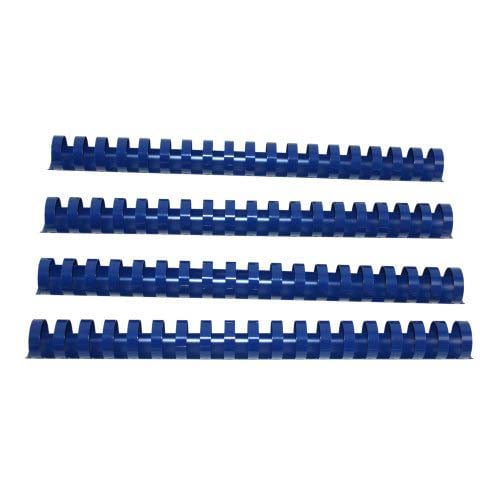 7/8" Royal Blue Plastic Binding Combs - 100pk