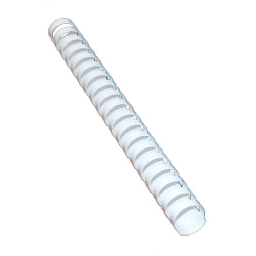 7/8" White Plastic Binding Combs - 100pk